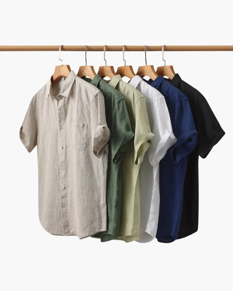 Chemise en lin tendance estivale