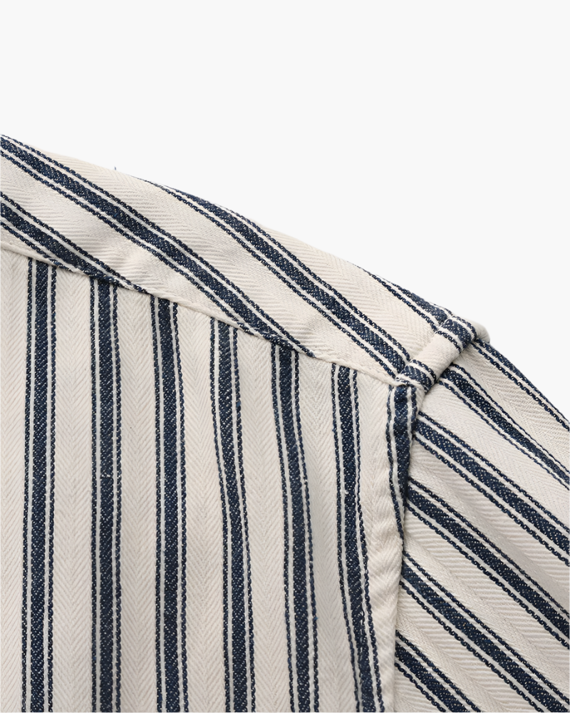 Chemise élégante à rayures pour homme