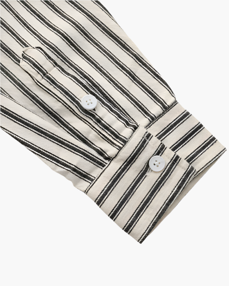 Chemise élégante à rayures pour homme