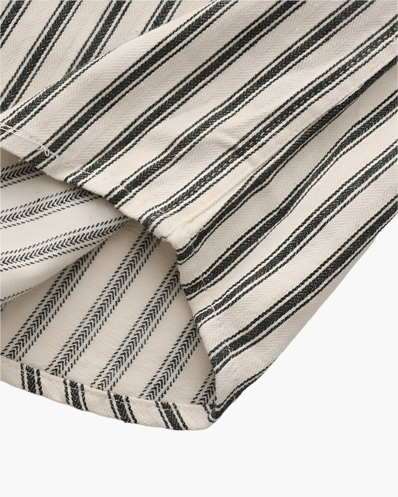 Chemise élégante à rayures pour homme