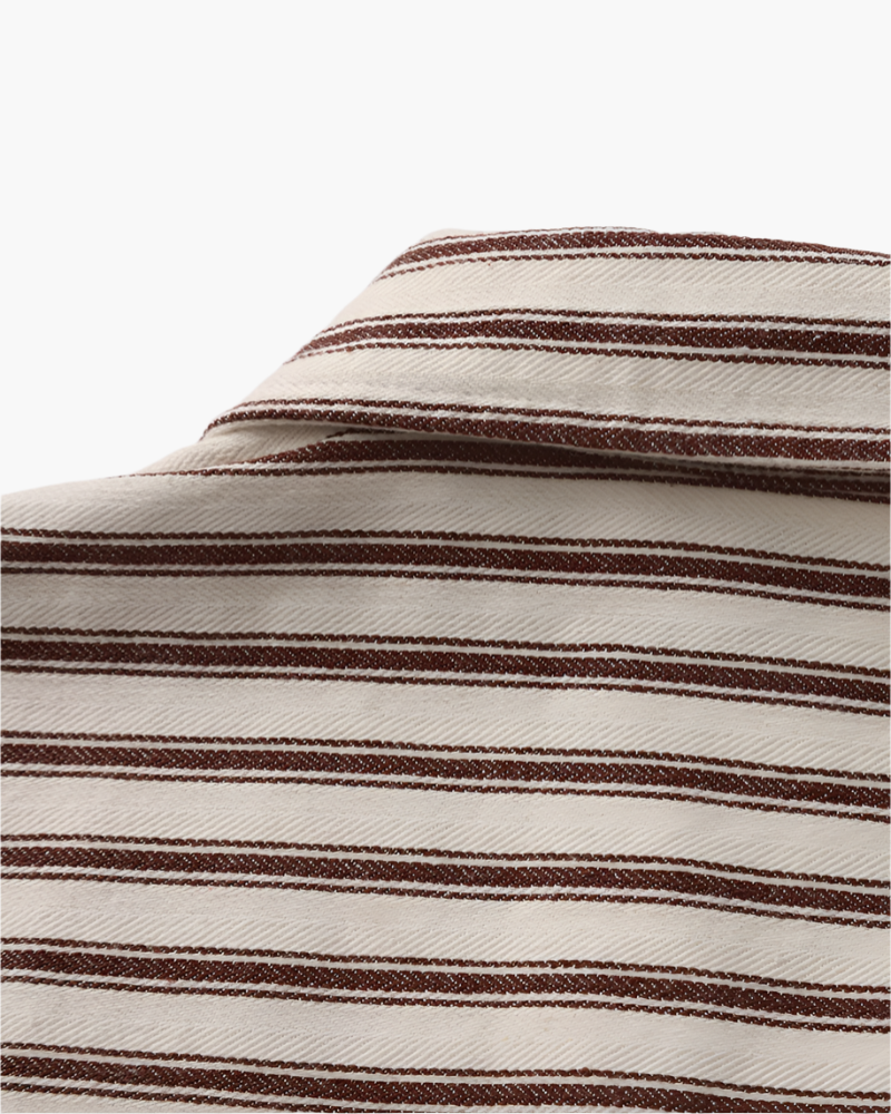 Chemise élégante à rayures pour homme