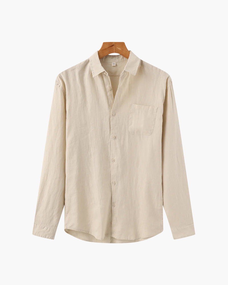 Chemise en lin légère et décontractée