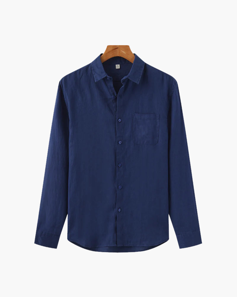 Chemise en lin légère et décontractée