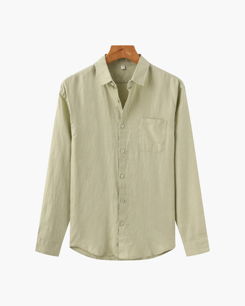 Chemise en lin légère et décontractée