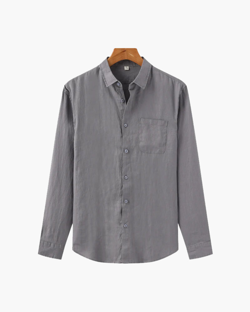 Chemise en lin légère et décontractée