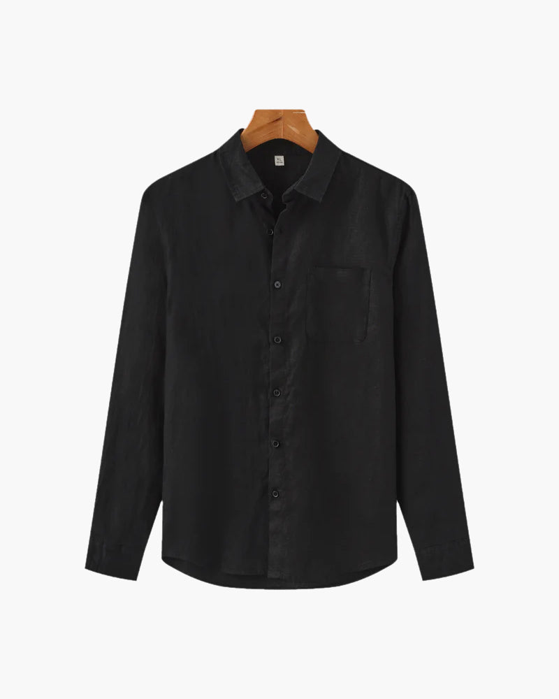 Chemise en lin légère et décontractée