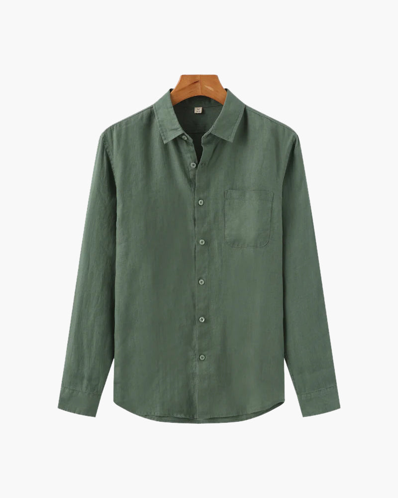 Chemise en lin légère et décontractée