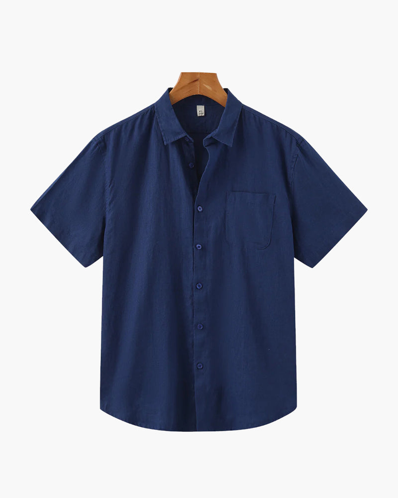 Chemise en lin tendance estivale
