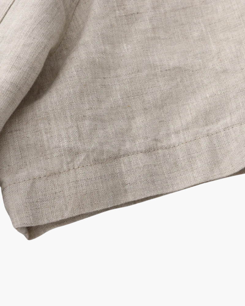 Chemise en lin tendance estivale