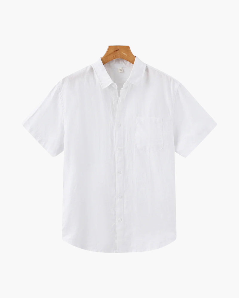 Chemise en lin tendance estivale