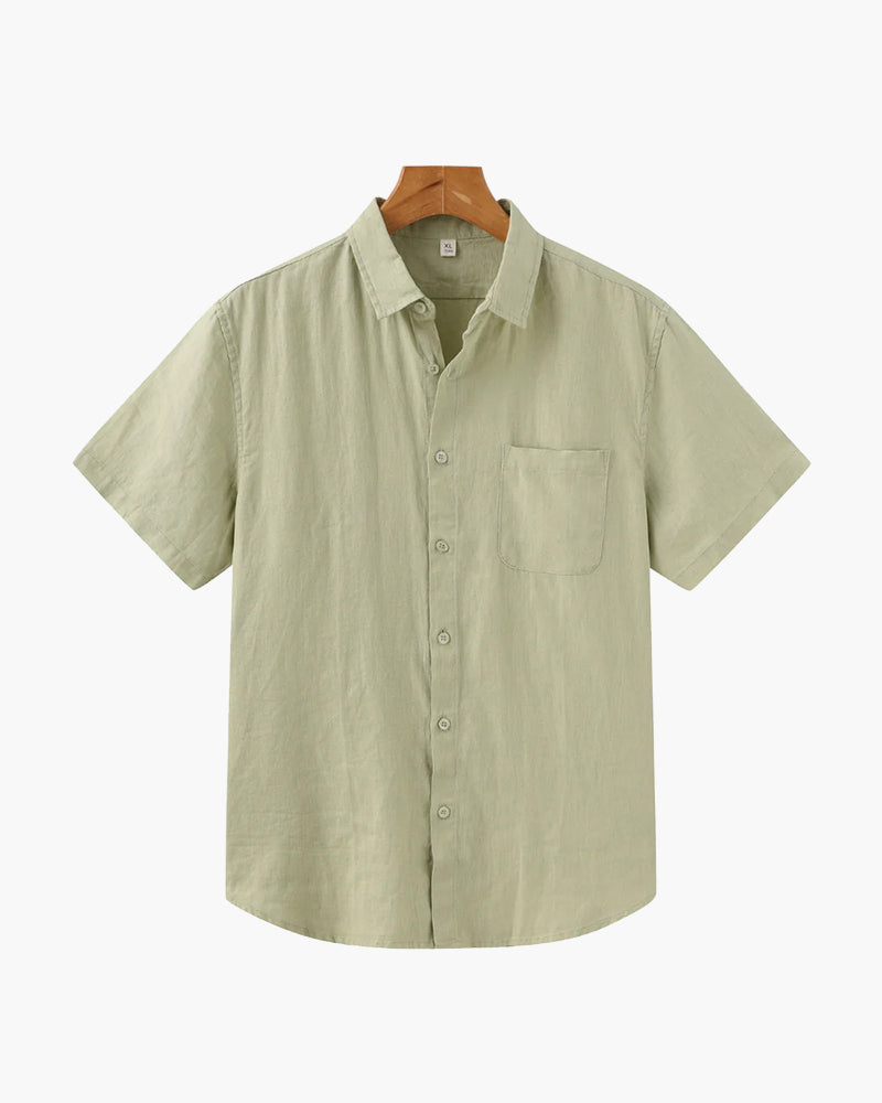 Chemise en lin tendance estivale