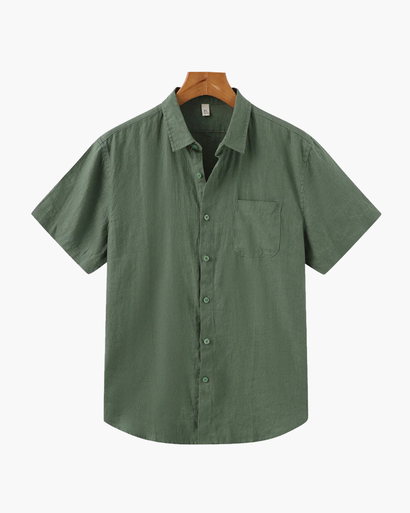 Chemise en lin tendance estivale