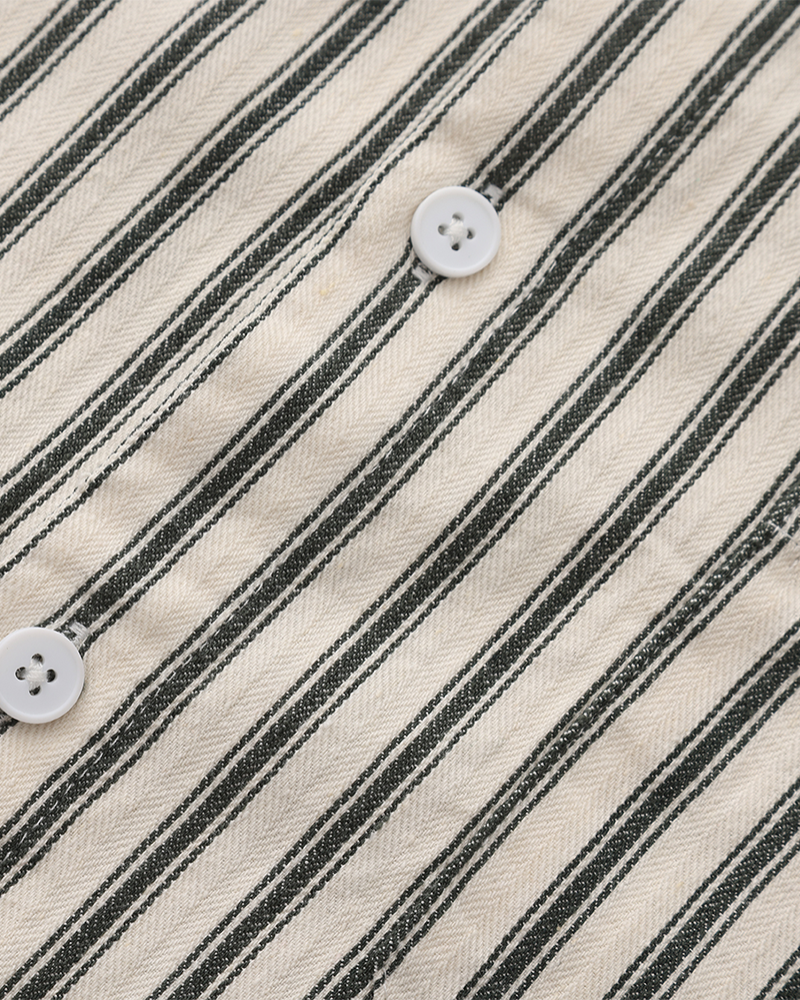 Chemise élégante à rayures pour homme