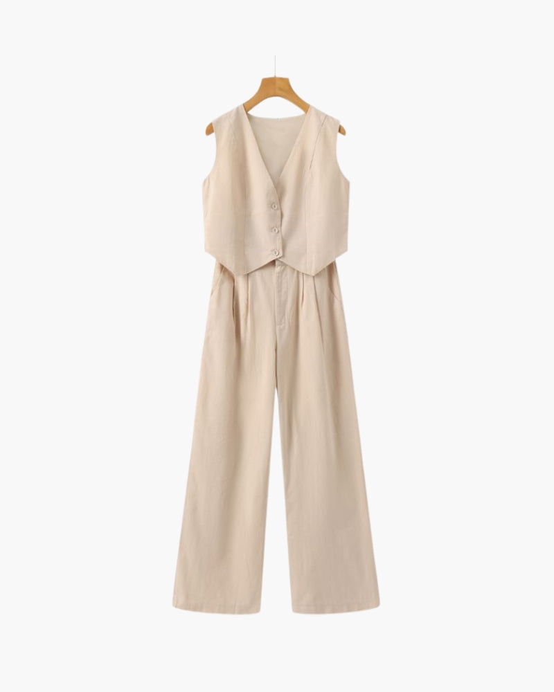 Ensemble tailleur chic deux pièces élégant