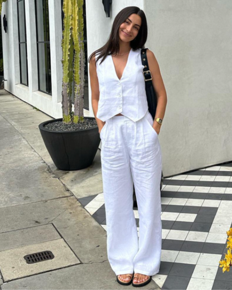 Ensemble tailleur chic deux pièces élégant