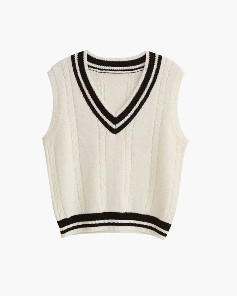 Gilet élégant en maille pour un look sophistiqué
