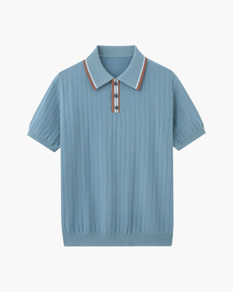 Polo tricot élégant pour style décontracté