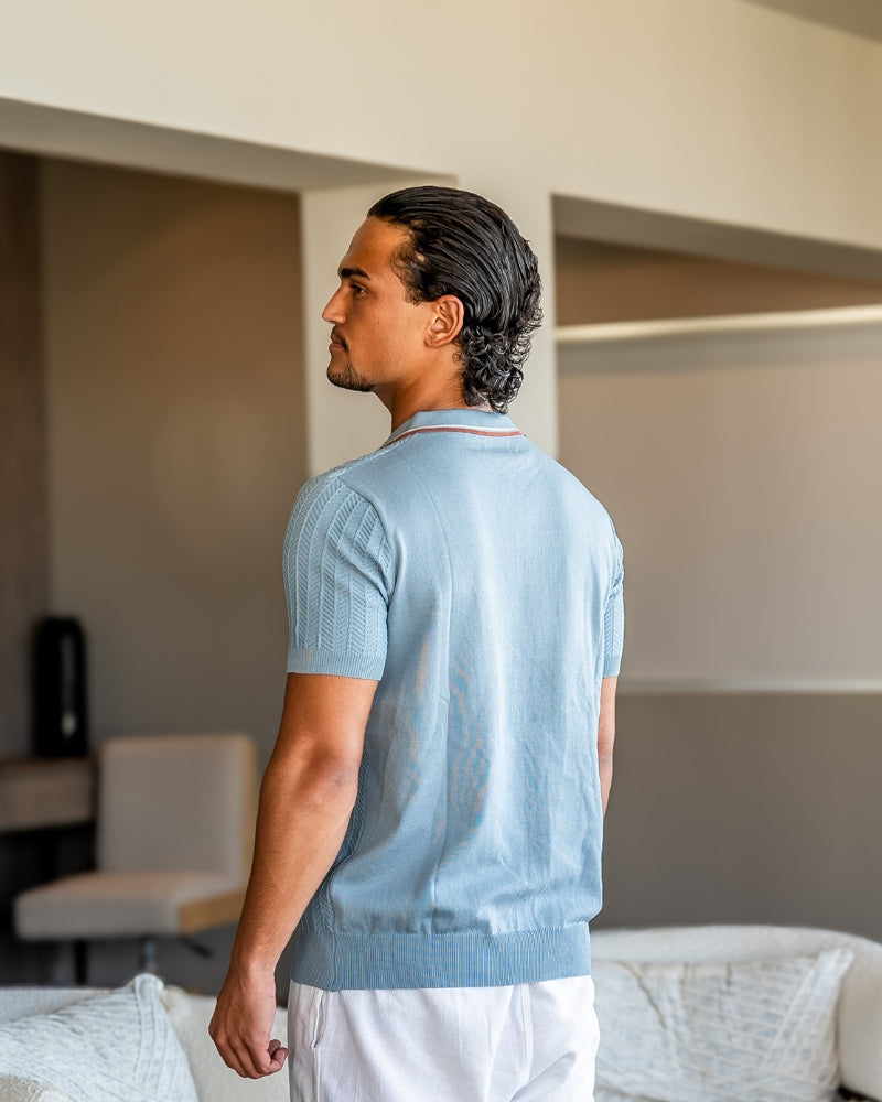 Polo tricot élégant pour style décontracté