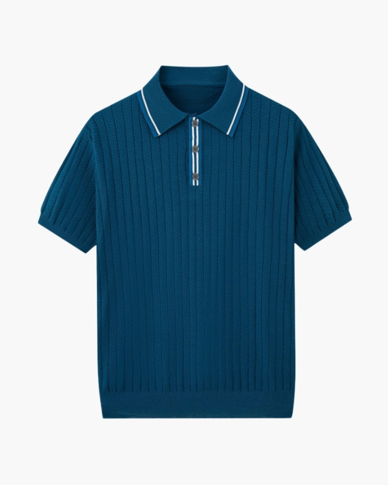 Polo tricot élégant pour style décontracté