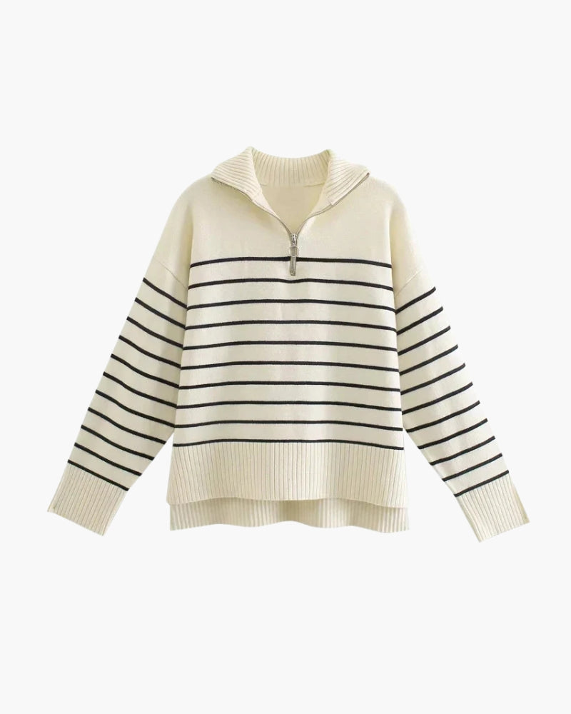 Pull élégant vintage en tricot